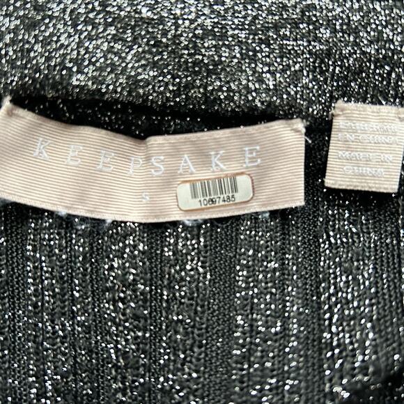 KEEPSAKE The Label Metallic Knit Sheath Bodycon Dress-Size S - Picture 5 of 9